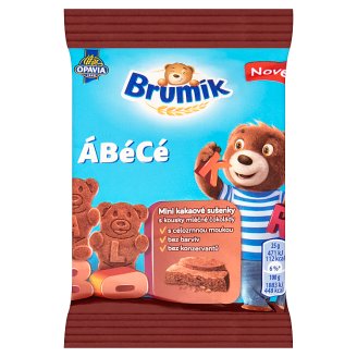 Opavia Brumík ÁBéCé mini kakaové sušienky 25 g