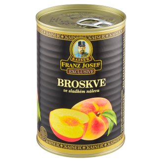 Kaiser Franz Josef Exclusive Broskyne lúpané polené v sladkom náleve 410 g