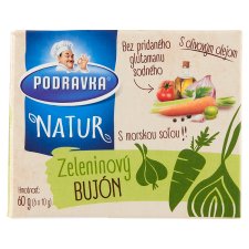 Podravka Natur Zeleninový bujón 6 x 10 g (60 g)