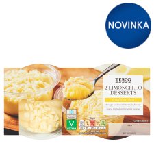 Tesco Vrstvený dezert s citrónovou penou z mascarpone 2 x 85 g (170 g)