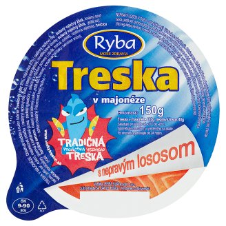 Ryba More Zdravia Treska v majonéze s nepravým lososom 150 g