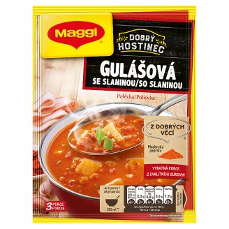 MAGGI Dobrý hostinec Gulášová polievka so slaninou vrecko 70 g