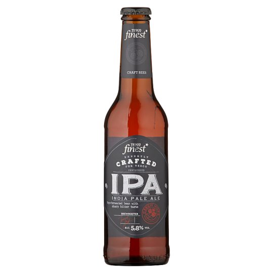 Tesco Finest IPA pivo špeciálne svetlé nefiltrované 330 ml