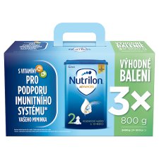 Nutrilon Advanced 2 dojčenské mlieko 6 - 12 mesiacov 3 x 800 g