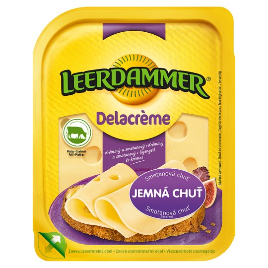 Leerdammer Delacrème syr 6 plátkov 150 g
