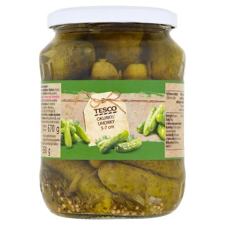 Tesco Uhorky 5-7 cm 670 g