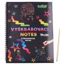 Wiky Vyškrabovaci notes 10 listov 26 x 19 cm