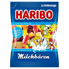 Haribo Milchbären Fruit Jelly with Skimmed Dry Milk and Fruit Juice Concentrate 85 g