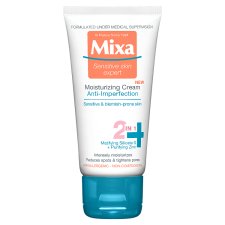 MIXA Sensitive Skin Expert, hydratačný krém 2 v 1 proti nedokonalostiam