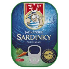 Eva Adriatic Sardines with Vegetables 100 g