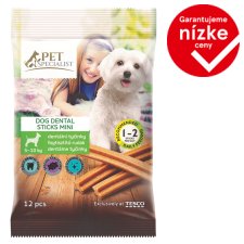 Tesco Pet Specialist Dog Dental Sticks Mini 12 pcs 270 g