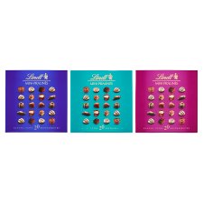 Lindt Mini Pralinés Collection of Filled Chocolate Bonbons from Milk and Dark Chocolate 100 g