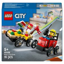 LEGO City 60458 Pretekársky balíček: Rozvoz pizzy vs. hasičské auto