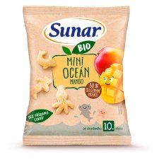 Sunar Bio Mini Ocean Mango Crisps 18 g