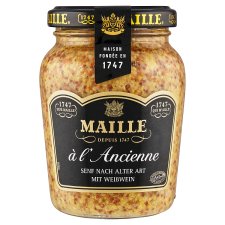 Maille Traditional Mustard Flavored with Vinegar and Whole Mustard Seeds 210 g