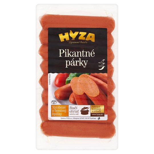 Hyza Pikantné hydinové párky 300 g