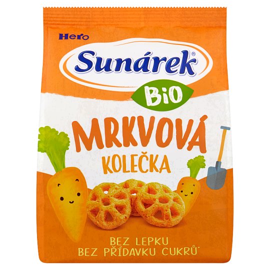 Sunárek Bio mrkvové kolieska 50 g