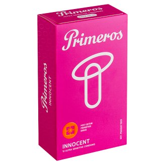 Primeros Innocent ultra tenké kondómy s vôňou ruže, 12 ks