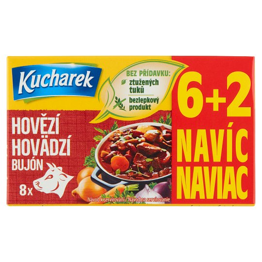 Kucharek Hovädzí bujón 8 x 10 g (80 g)