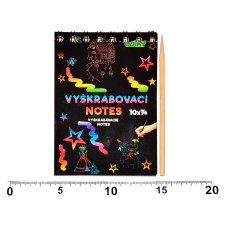 Wiky Vyškrabovaci notes 12 listov 14 x 10 cm