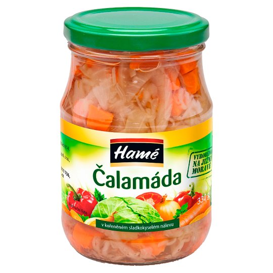 Hamé Čalamáda Vegetable Salad in Sweet-Sour Brine 330 g