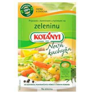Kotányi Nová kuchyňa Prípravok s koreninami a bylinkami Na zeleninu 25 g