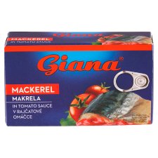 Giana Mackerel in Tomato Sauce 125 g