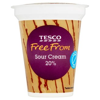 Tesco Free From Delaktózovaná kyslá smotana 150 g