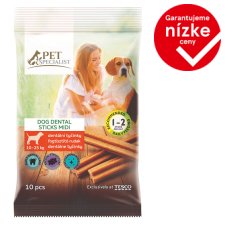 Tesco Pet Specialist Dog Dental Sticks Midi 10 pcs 270 g