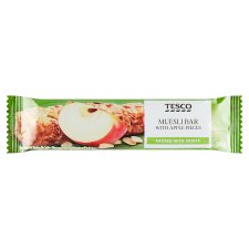 Tesco Muesli Bar with Apple Pieces 30 g