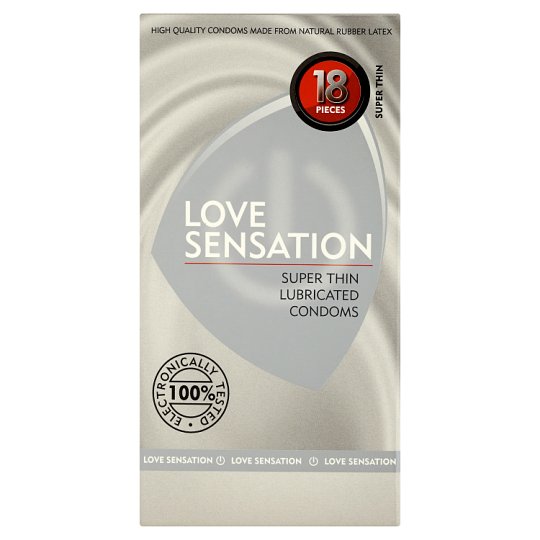 Love Sensation Super thin prezervatívy 18 ks
