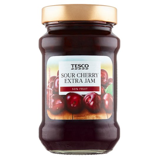 Tesco Sour Cherry Jam Less Sweet 450 g Tesco Groceries