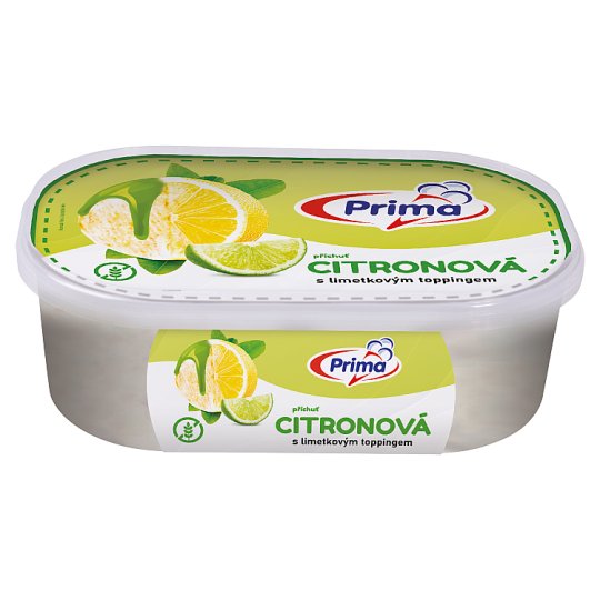 Prima Citrónová príchuť s limetkovým toppingom 900 ml