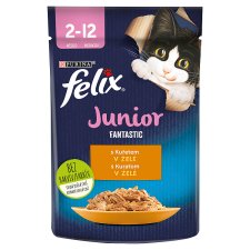 FELIX Fantastic Junior with Chicken in Jelly 85 g