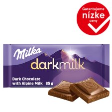 Milka Darkmilk Chocolate with Alpine Milk 85 g