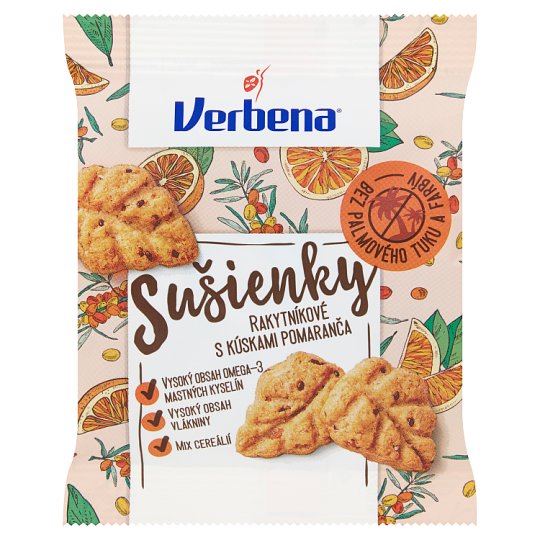 Verbena Sušienky rakytníkové s kúskami pomaranča 40 g
