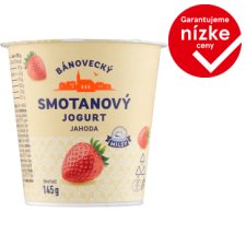 Milsy Bánovecký smotanový jogurt jahoda 145 g