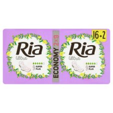 Ria Ultra Super Plus Pads 2 x 9 pcs