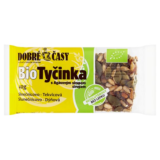 Dobré Časy Bio tyčinka slnečnicovo tekvicová 40 g