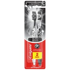 Colgate Max White Charcoal Toothbrush Soft 1+1