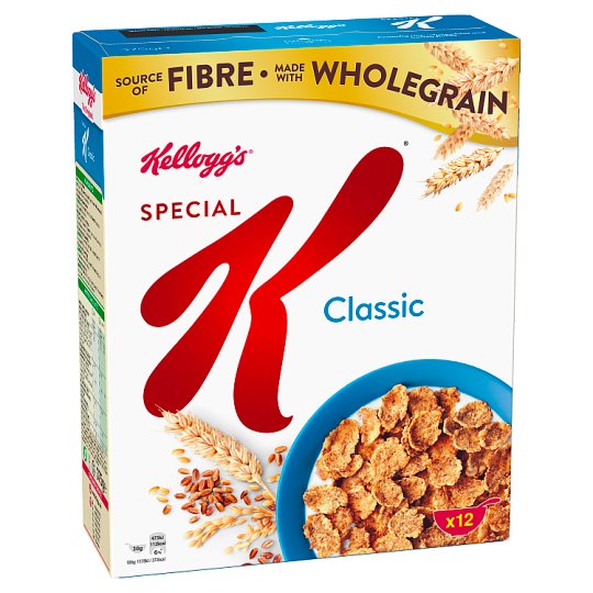 Kellogg's Special K Classic chrumkavá ryža, celozrnný jačmeň a vločky 375 g