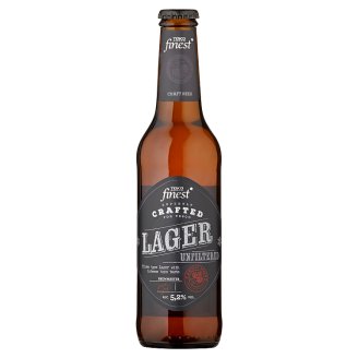Tesco Finest Pivo svetlý ležiak nefiltrované 330 ml