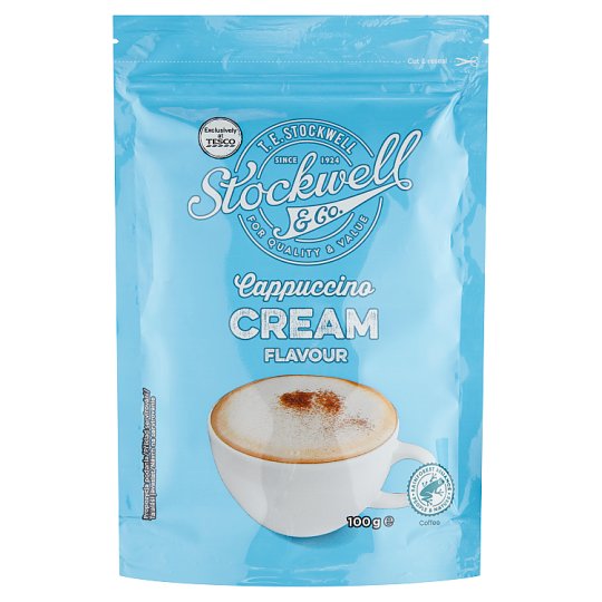 Stockwell & Co. Instantný kávový nápoj v prášku s príchuťou smotany 100 g