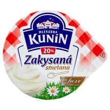Mlékárna Kunín Sour Cream de Luxe 20% 190 g