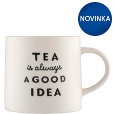 Tesco Tea Slogan Embossed Mug