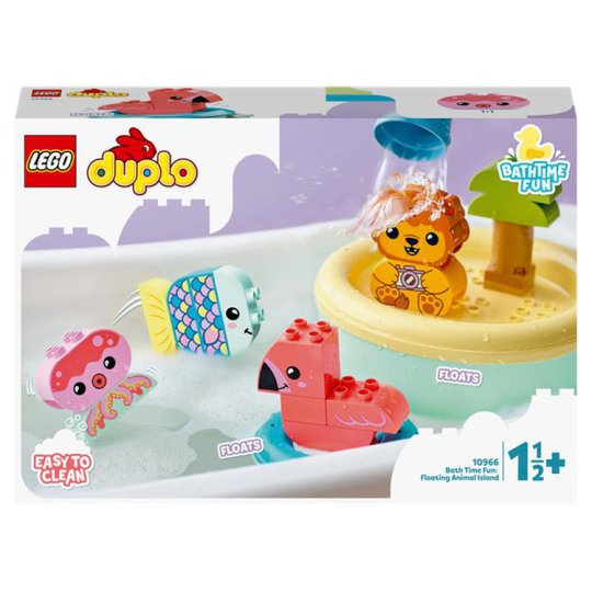 image 1 of LEGO DUPLO 10966 Bath Time Fun: Floating Animal Island