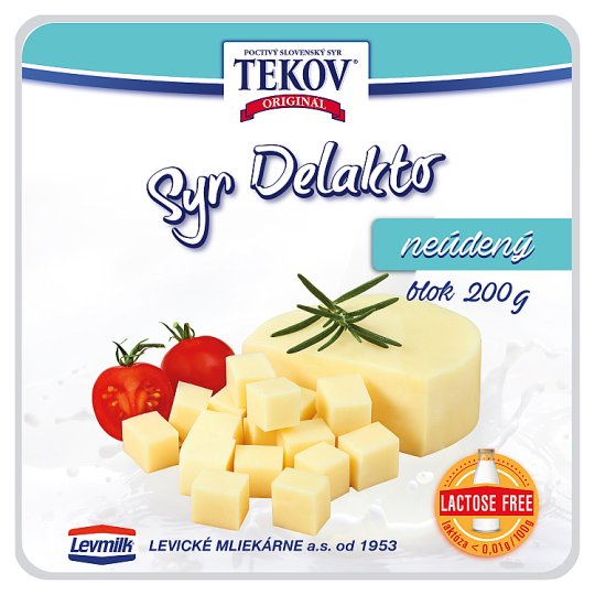 Tekov Cheese Delakto Block Unsmoked 200 g