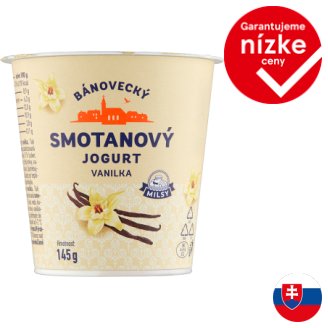 Milsy Bánovecký smotanový jogurt vanilka 145 g