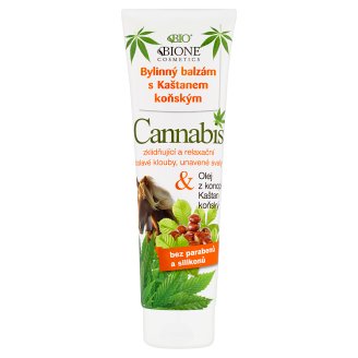 Bione Cosmetics Bio Bylinný balzam s gaštanom konským Cannabis 300 ml