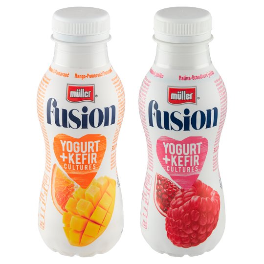 Müller Fusion Kyslé polotučné mlieko 312 ml